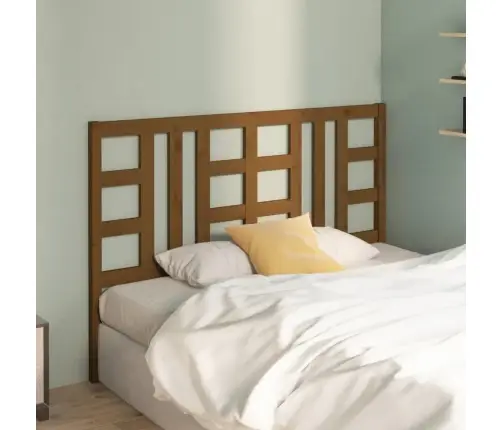 Lovos Galvūgalis, Medaus Rudas, 156X4X100cm Pušies Masyvas Lovos Galvūgalis, Medaus Rudas, 156X4X100cm Pušies Masyvas