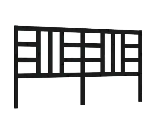 Gultas Galvgalis, Melns, 186X4X100 Cm, Priedes Masīvkoks Vidaxl Gultas Galvgalis, Melns, 186X4X100 Cm, Priedes Masīvkoks Vidaxl