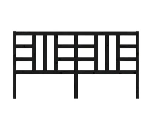 Gultas Galvgalis, Melns, 186X4X100 Cm, Priedes Masīvkoks Vidaxl Gultas Galvgalis, Melns, 186X4X100 Cm, Priedes Masīvkoks Vidaxl