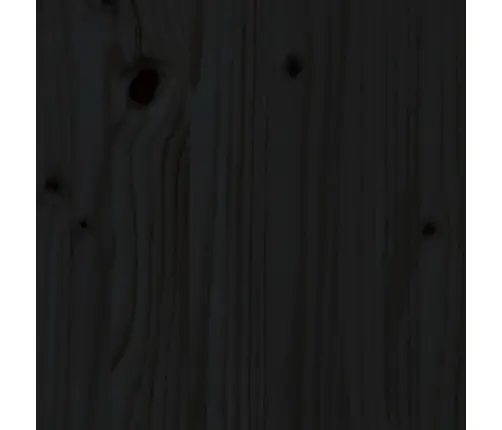 Gultas Galvgalis, Melns, 186X4X100 Cm, Priedes Masīvkoks Vidaxl