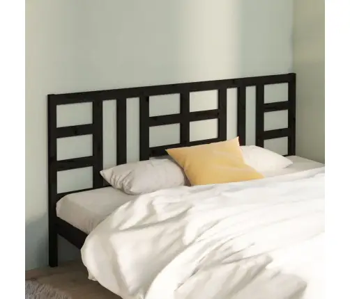 Gultas Galvgalis, Melns, 186X4X100 Cm, Priedes Masīvkoks Vidaxl Gultas Galvgalis, Melns, 186X4X100 Cm, Priedes Masīvkoks Vidaxl