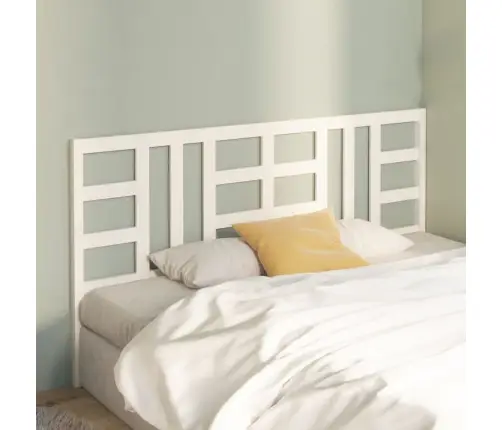 Gultas Galvgalis, Balts, 206X4X100 Cm, Priedes Masīvkoks Vidaxl