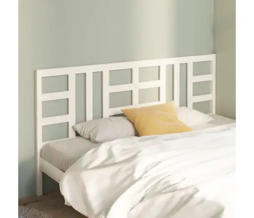 Gultas Galvgalis, Balts, 206X4X100 Cm, Priedes Masīvkoks Vidaxl
