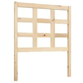 Gultas Galvgalis, 80,5X4X100 Cm, Priedes Masīvkoks Vidaxl