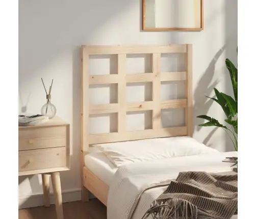 Gultas Galvgalis, 80,5X4X100 Cm, Priedes Masīvkoks Vidaxl