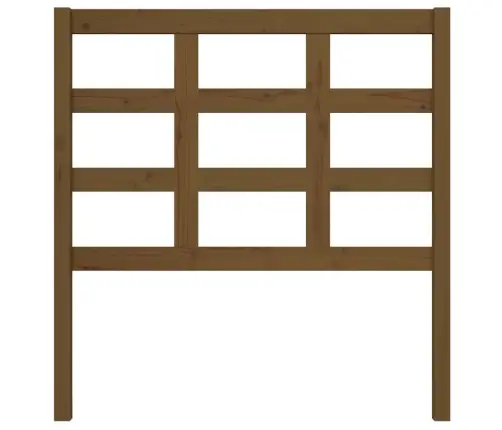 Gultas Galvgalis, Medus Brūns, 95,5X4X100 Cm, Priedes Masīvkoks Vidaxl