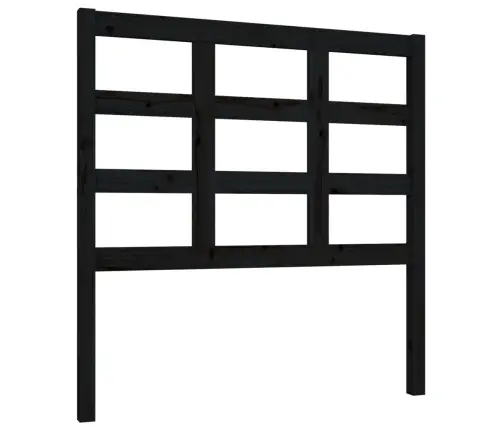 Voodipeats, Must, 95,5 X 4 X 100 cm Männipuit