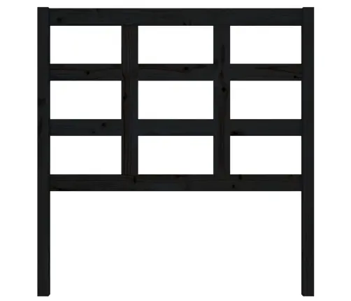 Voodipeats, Must, 95,5 X 4 X 100 cm Männipuit