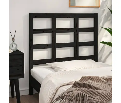 Voodipeats, Must, 95,5 X 4 X 100 cm Männipuit