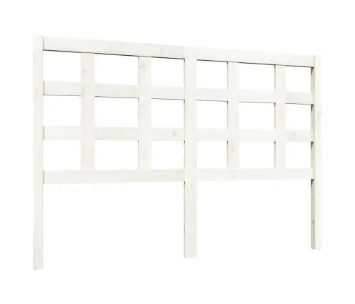 Lovos Galvūgalis, Baltas, 140,5X4X100cm Pušies Masyvas