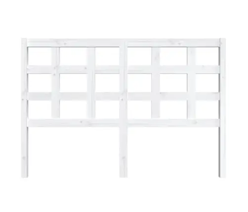 Voodipeats, Valge, 145,5 X 4 X 100 cm Männipuit