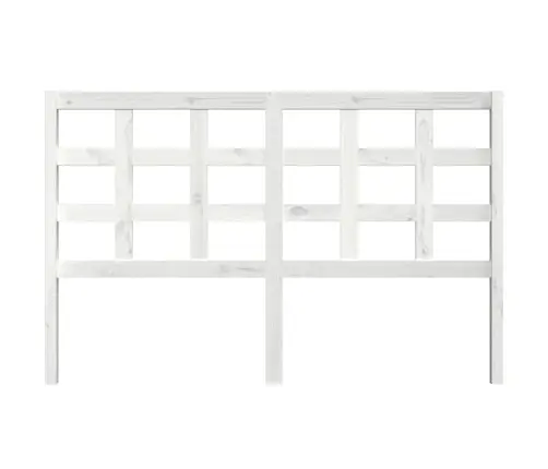 Gultas Galvgalis, Balts, 156X4X100 Cm, Priedes Masīvkoks Vidaxl