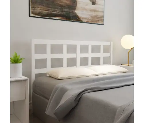 Gultas Galvgalis, Balts, 156X4X100 Cm, Priedes Masīvkoks Vidaxl
