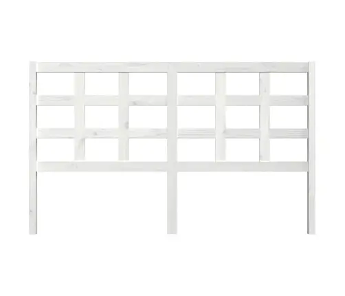 Gultas Galvgalis, Balts, 165,5X4X100 Cm, Priedes Masīvkoks Vidaxl