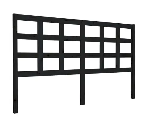 Voodipeats, Must, 165,5 X 4 X 100 cm Männipuit