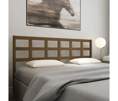 Gultas Galvgalis, Brūns, 185,5X4X100 Cm, Priedes Masīvkoks Vidaxl