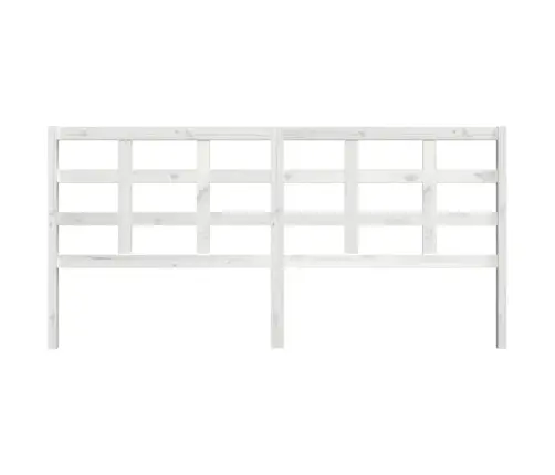 Lovos Galvūgalis, Baltas, 205,5X4X100cm Pušies Masyvas