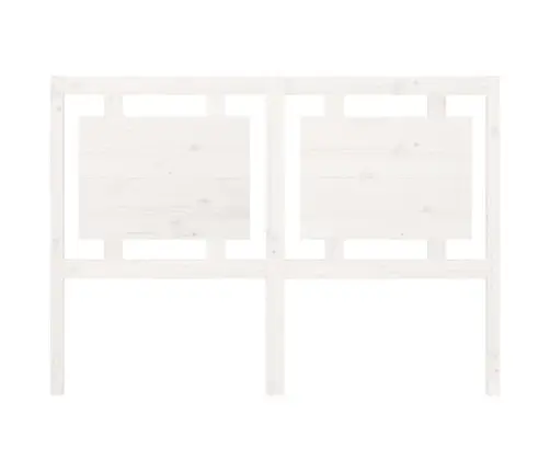 Voodipeats, Valge, 140,5X4X100 cm Männipuit