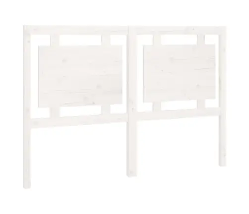 Lovos Galvūgalis, Baltas, 145,5X4X100cm Pušies Masyvas