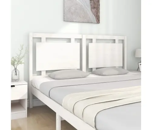 Gultas Galvgalis, Balts, 165,5X4X100 Cm, Priedes Masīvkoks Vidaxl