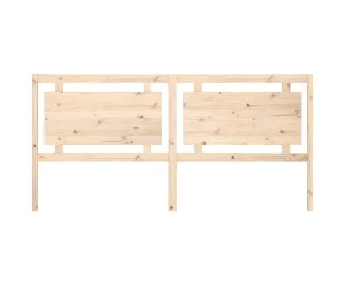 Gultas Galvgalis, 205,5X4X100 Cm, Priedes Masīvkoks Vidaxl