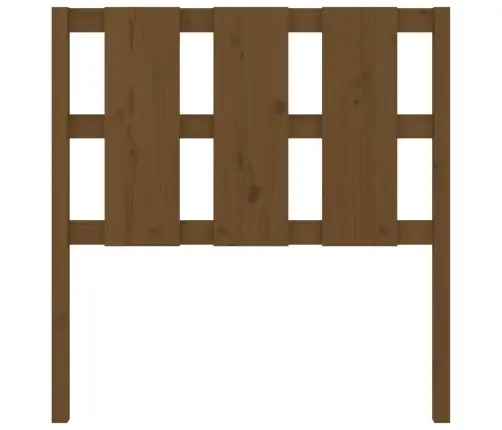 Gultas Galvgalis, Medus Brūns, 105,5X4X100Cm, Priedes Masīvkoks Vidaxl