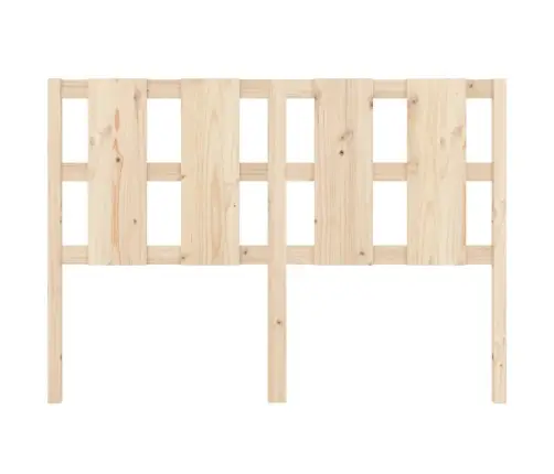 Gultas Galvgalis, 125,5X4X100 Cm, Priedes Masīvkoks Vidaxl