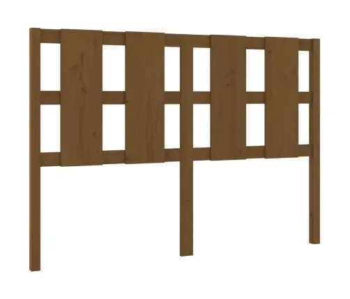 Gultas Galvgalis, Medus Brūns, 125,5X4X100Cm, Priedes Masīvkoks Vidaxl