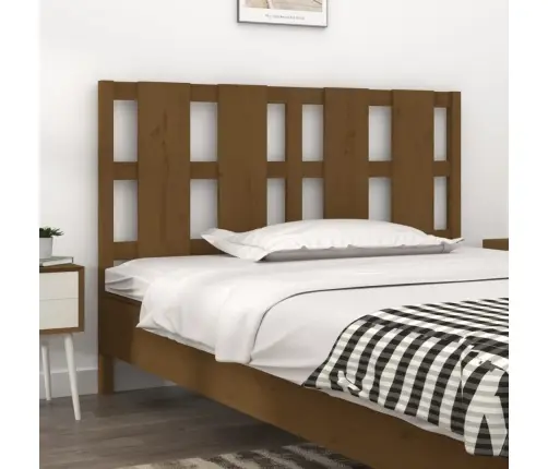 Gultas Galvgalis, Brūns, 140,5X4X100 Cm, Priedes Masīvkoks Vidaxl