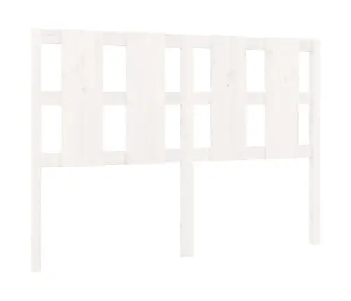 Gultas Galvgalis, Balts, 145,5X4X100 Cm, Priedes Masīvkoks Vidaxl