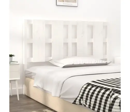Gultas Galvgalis, Balts, 145,5X4X100 Cm, Priedes Masīvkoks Vidaxl
