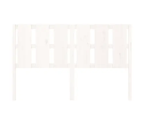 Gultas Galvgalis, 155,5X4X100 Cm, Priedes Masīvkoks, Balts Vidaxl