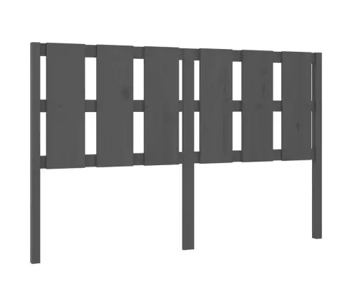 Lovos Galvūgalis, Pilkas, 155,5X4X100cm Pušies Masyvas