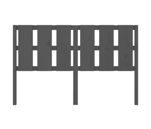 Lovos Galvūgalis, Pilkas, 155,5X4X100cm Pušies Masyvas