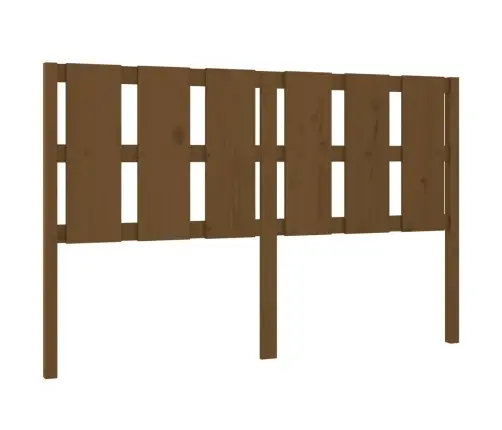 Gultas Galvgalis, Brūns, 155,5X4X100 Cm, Priedes Masīvkoks Vidaxl