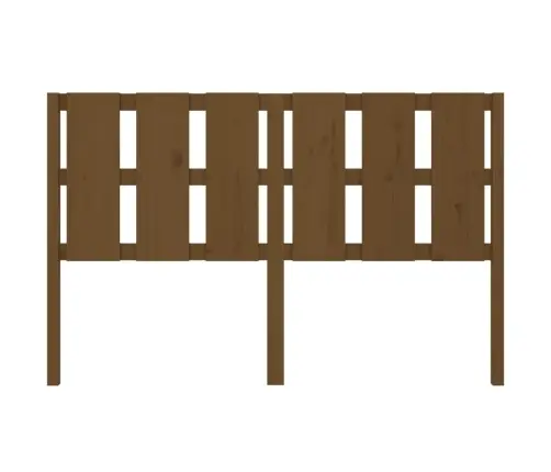 Gultas Galvgalis, Brūns, 155,5X4X100 Cm, Priedes Masīvkoks Vidaxl