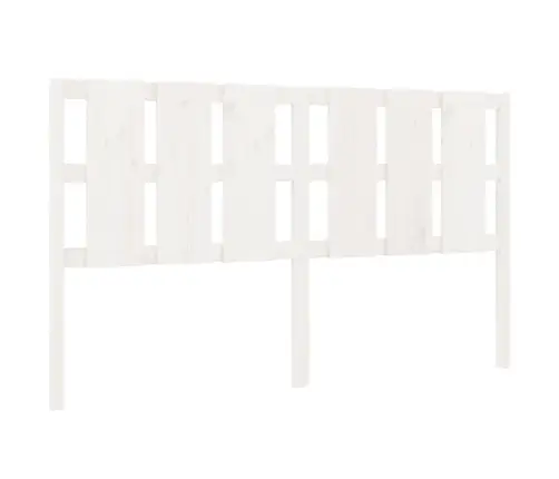 Gultas Galvgalis, Balts, 165,5X4X100 Cm, Priedes Masīvkoks Vidaxl