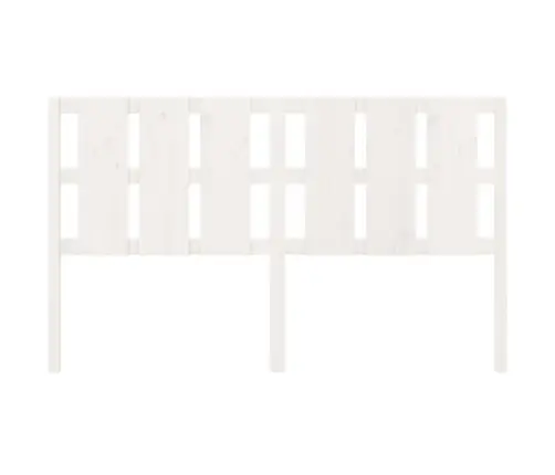 Gultas Galvgalis, Balts, 165,5X4X100 Cm, Priedes Masīvkoks Vidaxl