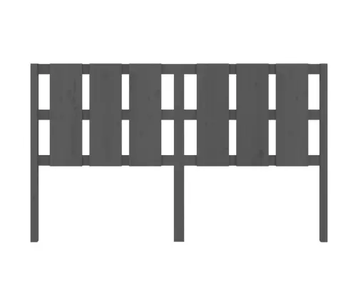 Gultas Galvgalis, Pelēks, 165,5X4X100 Cm, Priedes Masīvkoks Vidaxl