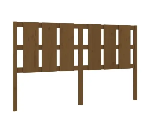 Gultas Galvgalis, Brūns, 185,5X4X100 Cm, Priedes Masīvkoks Vidaxl