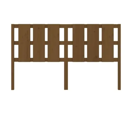 Gultas Galvgalis, Brūns, 185,5X4X100 Cm, Priedes Masīvkoks Vidaxl