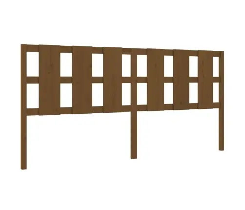 Gultas Galvgalis, Medus Brūns, 205,5X4X100Cm, Priedes Masīvkoks Vidaxl