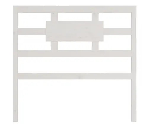 Voodipeats, Valge, 95,5 X 4 X 100 cm Männipuit