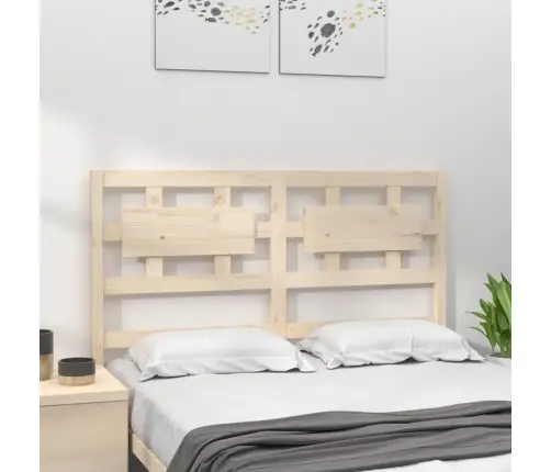 Gultas Galvgalis, 125,5X4X100 Cm, Priedes Masīvkoks Vidaxl