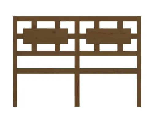 Gultas Galvgalis, Medus Brūns, 125,5X4X100Cm, Priedes Masīvkoks Vidaxl