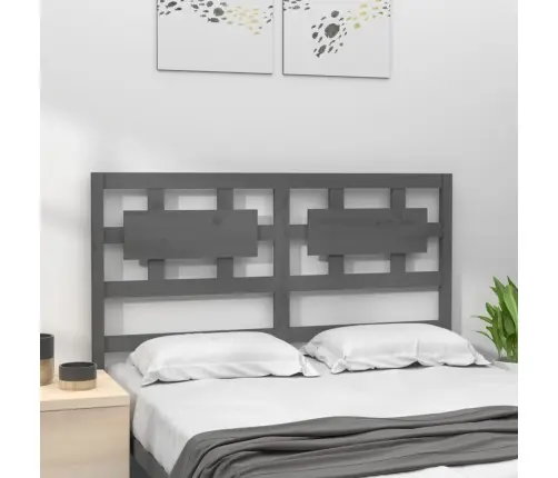 Gultas Galvgalis, Pelēks, 145,5X4X100 Cm, Priedes Masīvkoks Vidaxl Gultas Galvgalis, Pelēks, 145,5X4X100 Cm, Priedes Masīvkoks Vidaxl