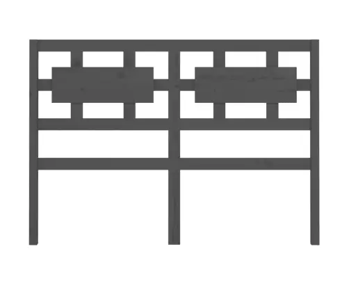 Gultas Galvgalis, Pelēks, 145,5X4X100 Cm, Priedes Masīvkoks Vidaxl Gultas Galvgalis, Pelēks, 145,5X4X100 Cm, Priedes Masīvkoks Vidaxl