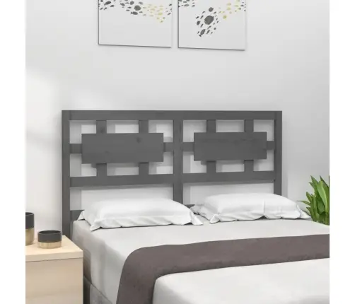 Gultas Galvgalis, Pelēks, 145,5X4X100 Cm, Priedes Masīvkoks Vidaxl Gultas Galvgalis, Pelēks, 145,5X4X100 Cm, Priedes Masīvkoks Vidaxl