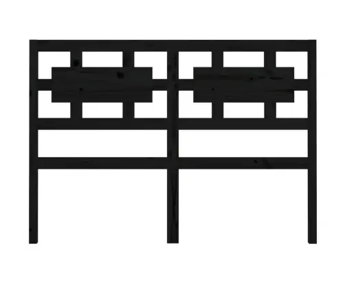 Lovos Galvūgalis, Juodas, 185,5X4X100cm Pušies Masyvas