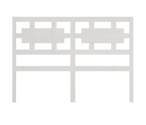 Gultas Galvgalis, Balts, 205,5X4X100 Cm, Priedes Masīvkoks Vidaxl